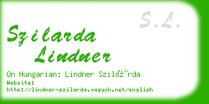 szilarda lindner business card